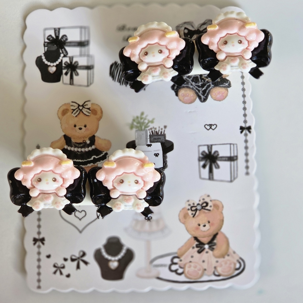 Sweet Piano Hair Clip Set
